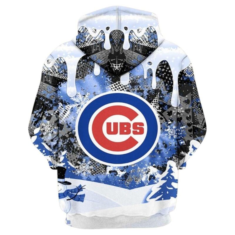 Chicago cubs snoopy dabbing the peanuts merry christmas 3d hoodie 3.jpg