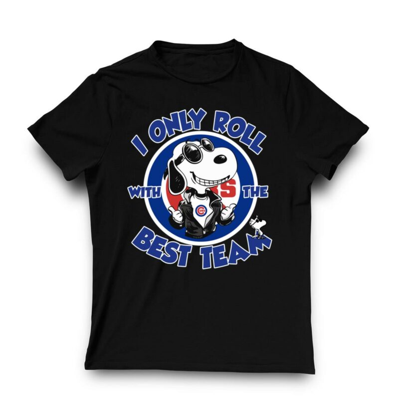 Chicago cubs snoopy i only roll with the best team shirt t shirt 3 3.jpg