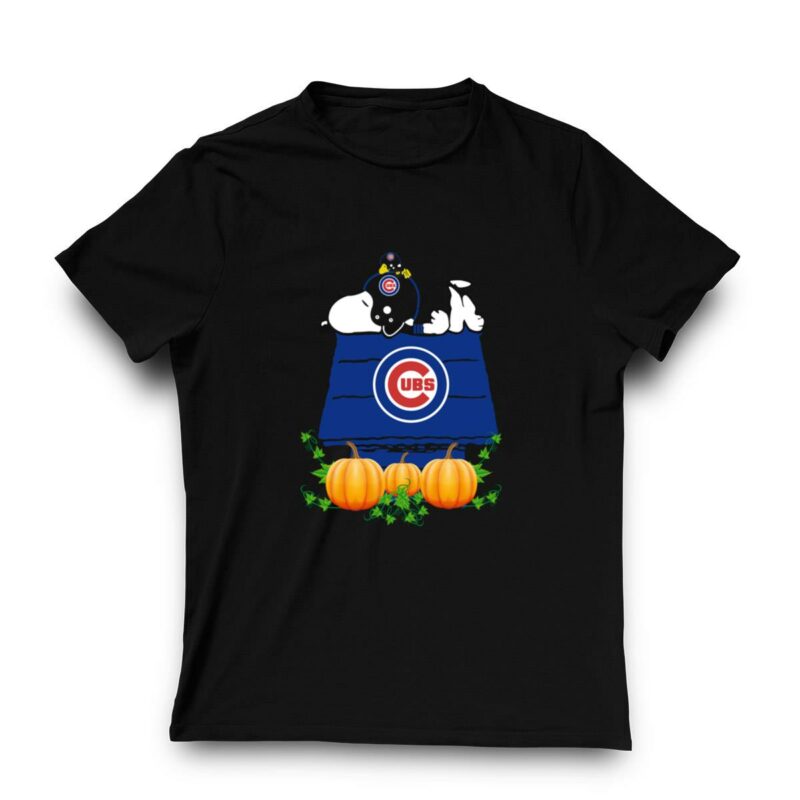 Chicago cubs snoopy pumpkin house shirt t shirt 3 3.jpg