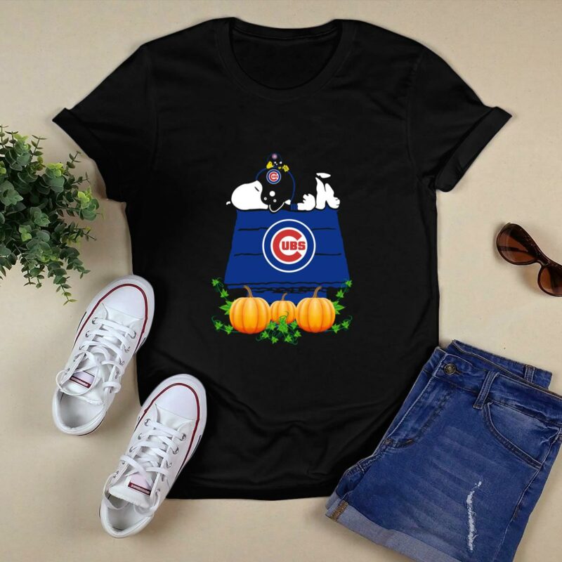 Chicago cubs snoopy pumpkin house shirt t shirt 0.jpg