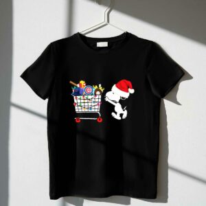 Chicago cubs snoopy pushing cart full of christmas shirt t shirt 1 1.jpg