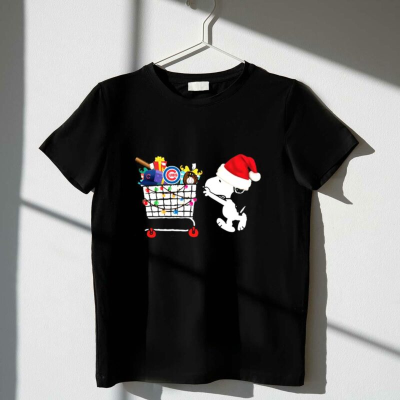 Chicago cubs snoopy pushing cart full of christmas shirt t shirt 1 1.jpg
