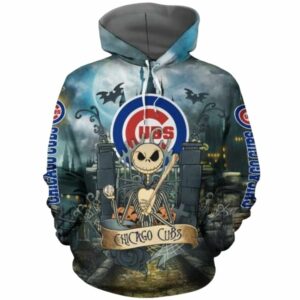 Chicago cubs with jack skellington halloween 3d hoodie 1.jpg