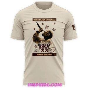 Chris Brown X Breezy Bowl Xx Washington Nationals All-Over Print T-Shirt