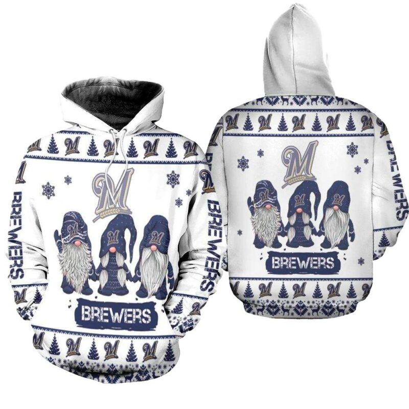 Christmas gnomes milwaukee brewers 3d hoodie 1.jpg