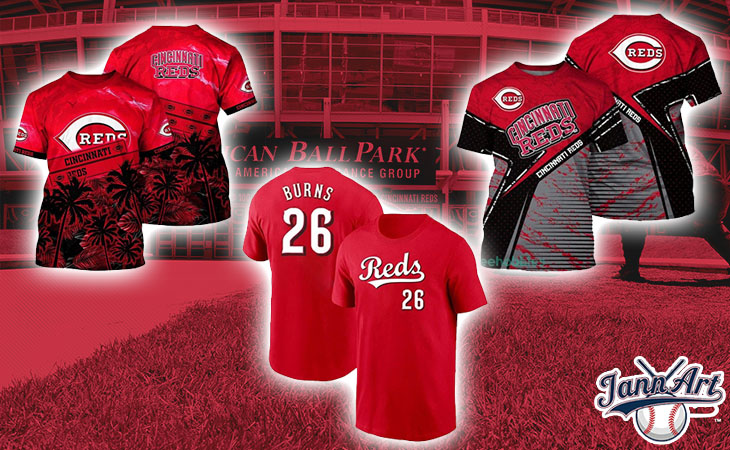 Cincinnati Reds All Over Print T Shirt