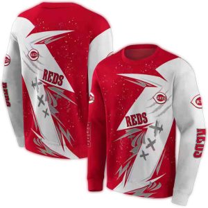 Cincinnati Reds All-Over Print Sweatshirt For Ultimate Fan Comfort