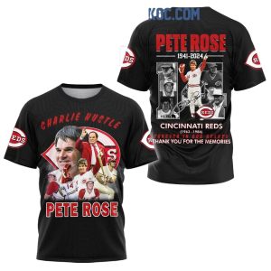 Cincinnati Reds Pete Rose All Over Print T-Shirt - Forever in Our Hearts