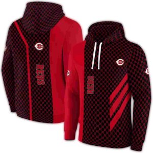 Cincinnati Reds Monogram All-Over Print Hoodie For Fans And Sportswear