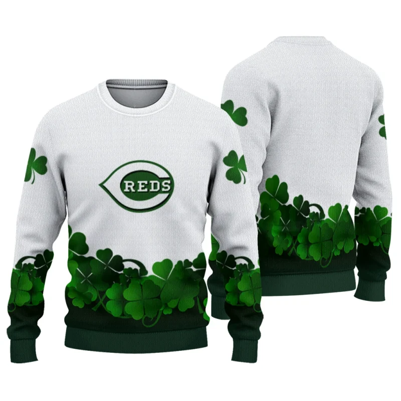 Cincinnati Reds St Patrick Ugly Sweater 1