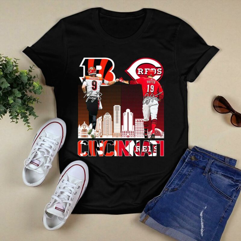Cincinnati joe burrow joey votto signatures shirt t shirt 0.jpg