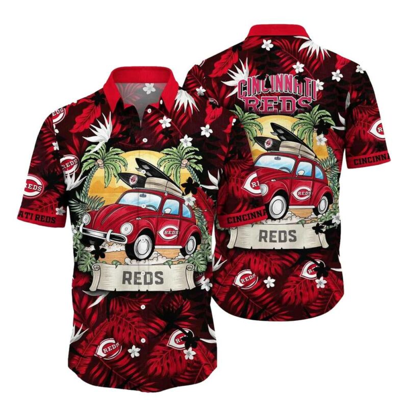 Cincinnati reds car surf floral tropical hawaiian shirt 1.jpg