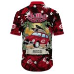 Cincinnati reds car surf floral tropical hawaiian shirt 3.jpg