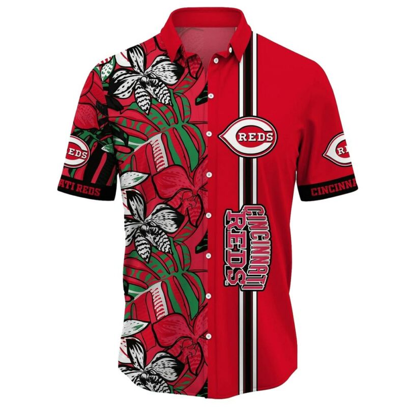 Cincinnati reds floral flower and leaf hawaiian shirt 2.jpg