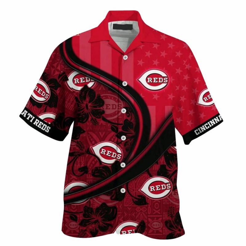 Cincinnati reds flower and flag american for 4th of july hawaiian shirt 2.jpg