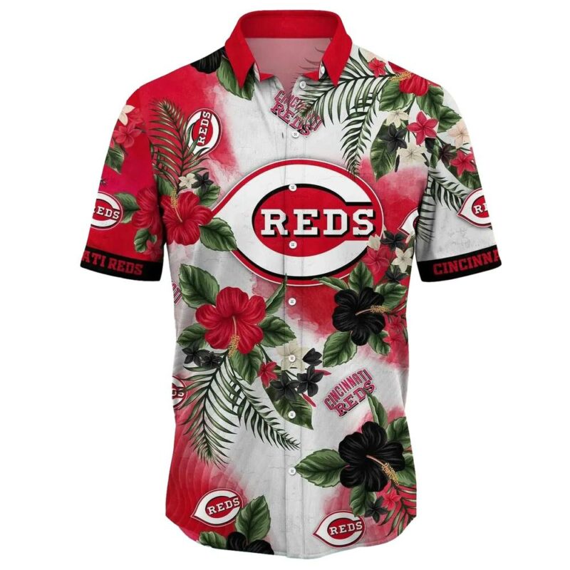 Cincinnati reds flower floral pattern tropical hawaiian shirt 2.jpg