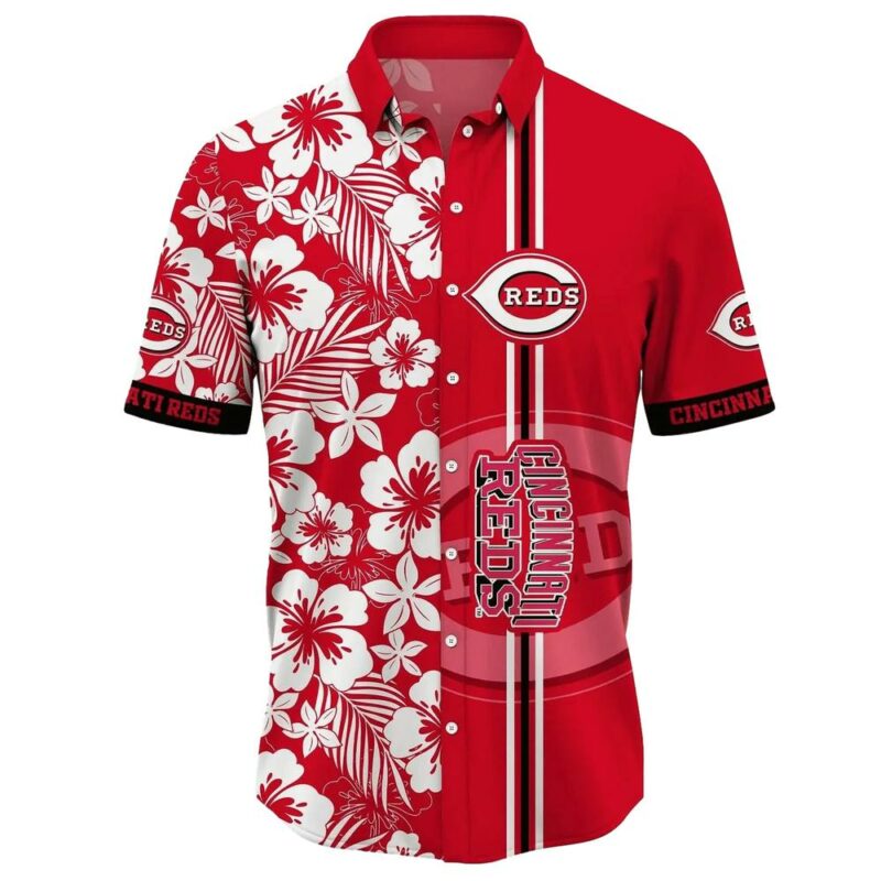 Cincinnati reds flower pattern in my heart hawaiian shirt 2.jpg