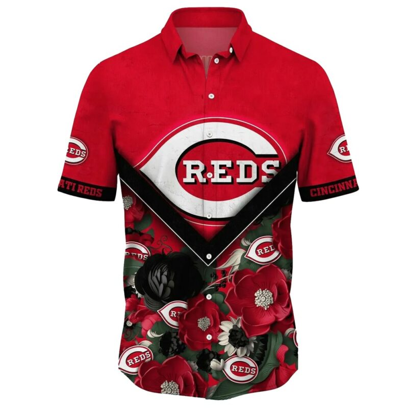 Cincinnati reds flowers floral vacation summer hawaiian shirt 2.jpg