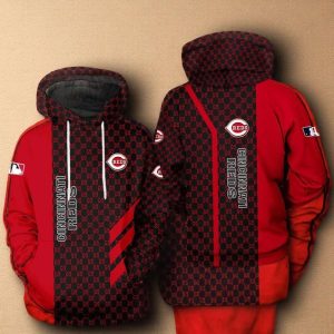 Cincinnati Reds In My Heart All Over Print Hoodie