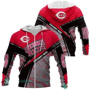 Cincinnati Reds Logo Funny All Over Print Hoodie