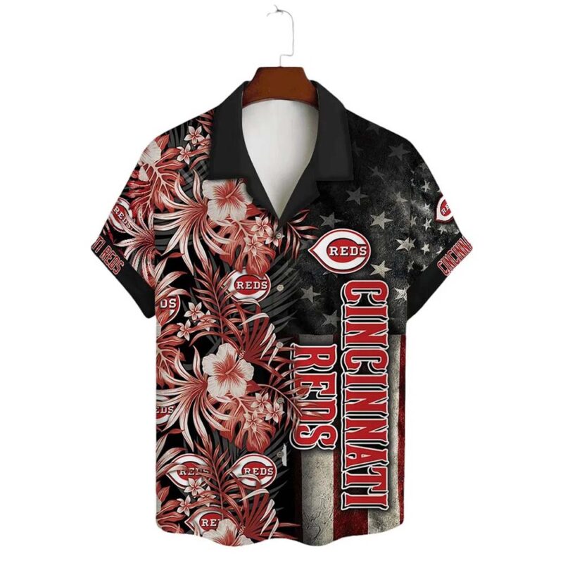 Cincinnati reds patriotic floral hawaiian shirt 2.jpg