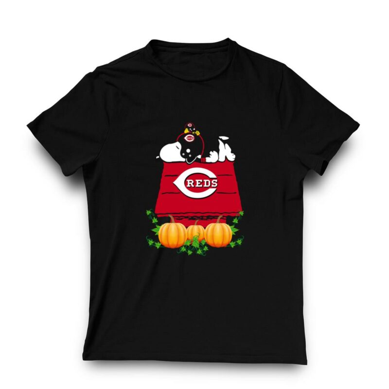 Cincinnati reds snoopy pumpkin house shirt t shirt 3 3.jpg