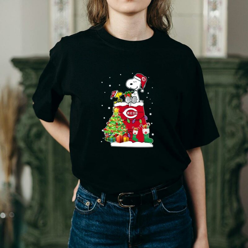 Cincinnati reds snoopy woodstock christmas shirt t shirt 2 2.jpg