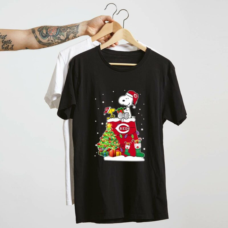 Cincinnati reds snoopy woodstock christmas shirt t shirt 4 4.jpg