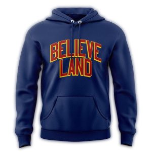 Cleveland Guardians Believe Land All-Over Print Hoodie For Fans