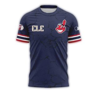 Cleveland Guardians 2024 City Connect All-Over Print T-Shirt For Fans