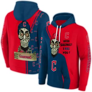 Cleveland Guardians Achmed Skull All-Over Print Hoodie For Fans