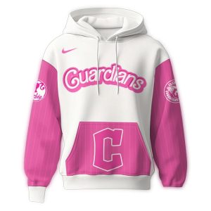 Cleveland Guardians Barbie Night Game All-Over Print Hoodie For Fans