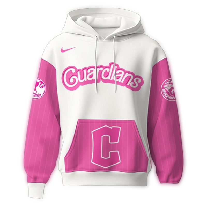 Cleveland Guardians Barbie Night Game AOP Hoodie 1