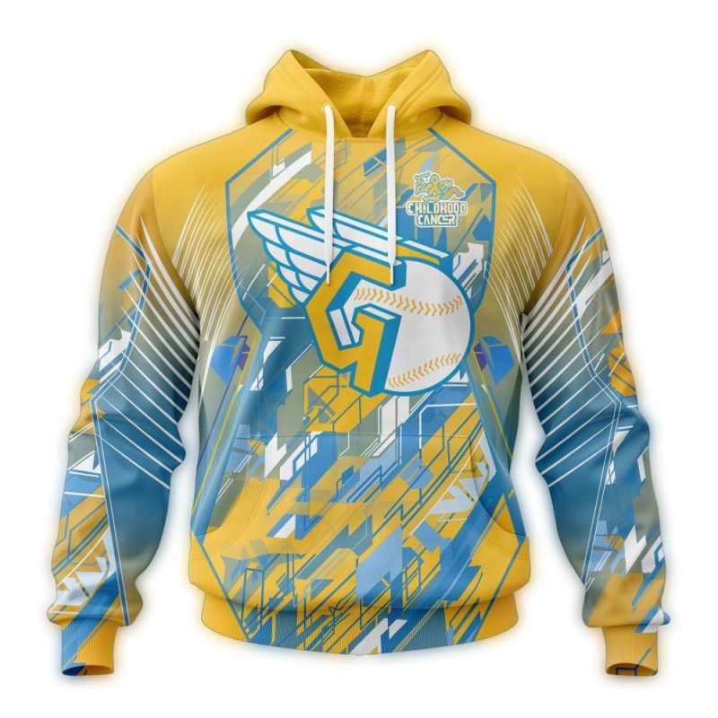Cleveland Guardians Fearless Against Childhood Cancers AOP Hoodie 1