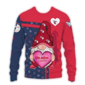 Cleveland Guardians Valentine'S Day Gnome Ugly Sweater For Fans
