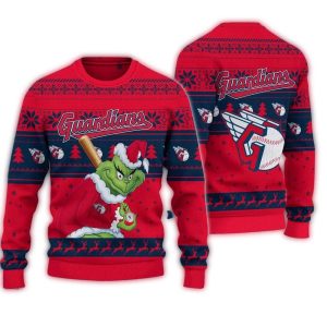 Cleveland Guardians Grinch Stolen Christmas Ugly Sweater For Fans