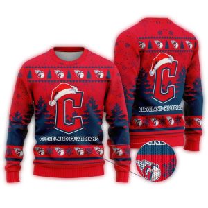 Cleveland Guardians Christmas Ugly Sweater - Holiday Hoodie Gift