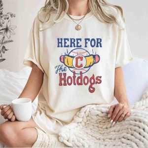 Cleveland Guardians Here For The Hotdogs Baseball T Shirt
