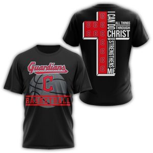 Cleveland Guardians I Can Do All Things Motivational All-Over Print T-Shirt