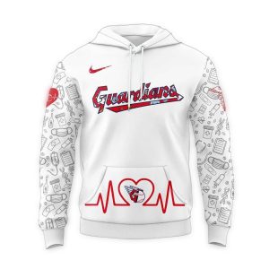 Cleveland Guardians 2025 Nurses Appreciation All-Over Print Hoodie