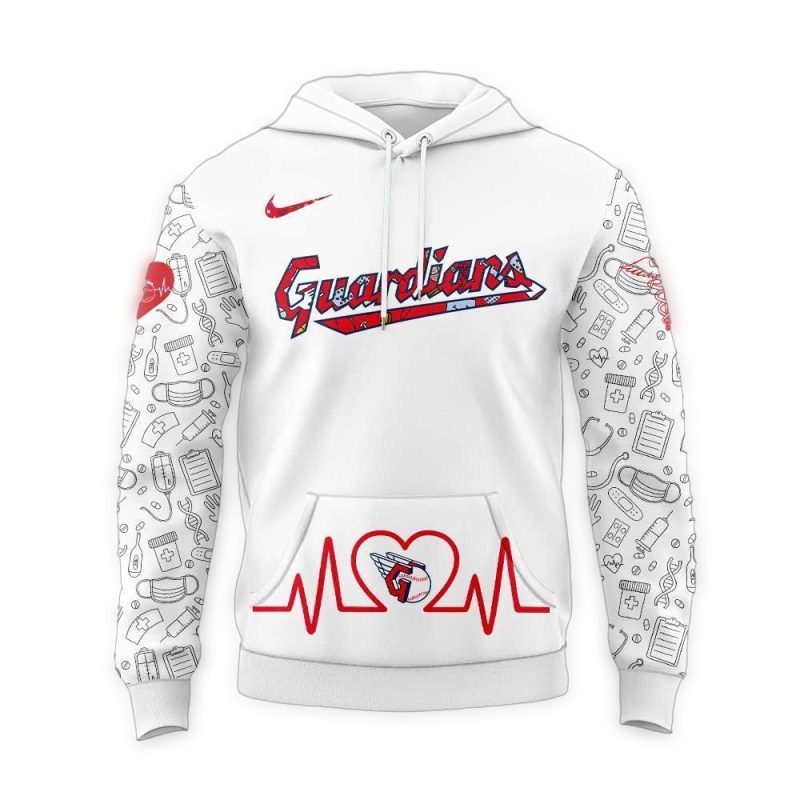 Cleveland Guardians Nurses Appreciation 2025 AOP Hoodie 1