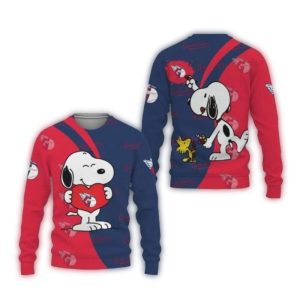 Cleveland Guardians Snoopy All-Over Print Sweatshirt For Fans