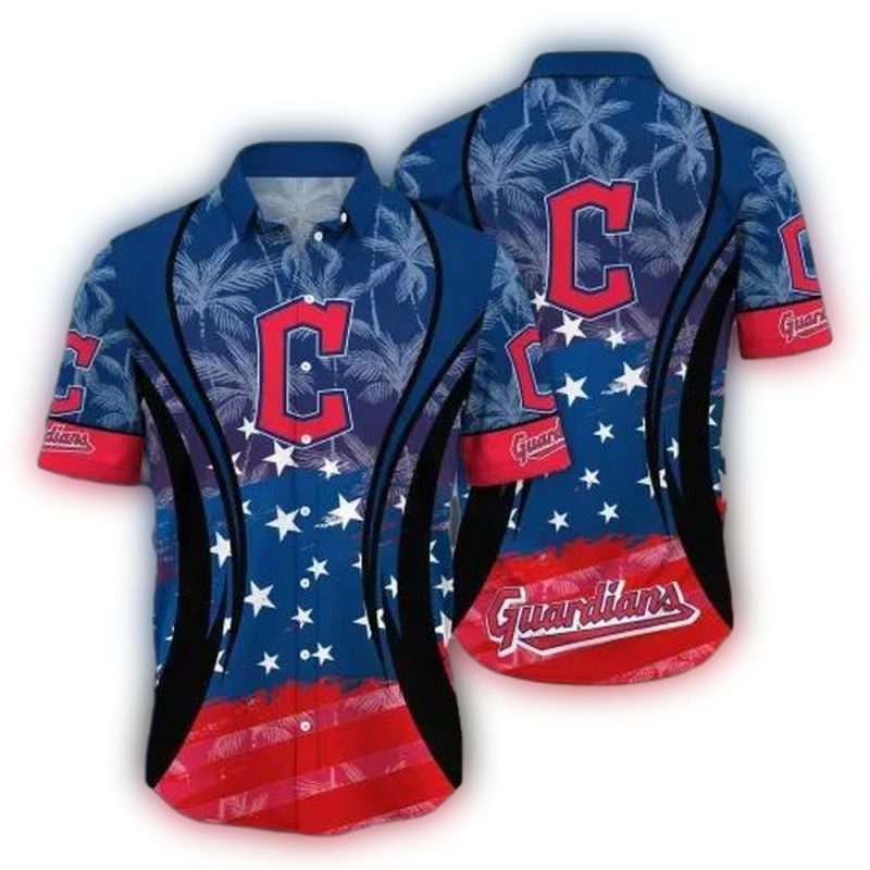 Cleveland Guardians Star Coconut Tropical Hawaiian Shirt 1