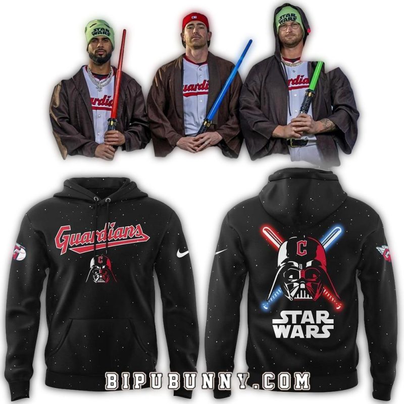 Cleveland Guardians Star Wars 2025 AOP Hoodie 1