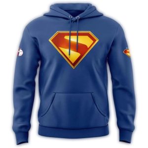 Cleveland Guardians Superman Night All-Over Print Hoodie For Fans