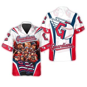 Cleveland Guardians Team Collage Hawaiian Shirt For Fans & Collectors