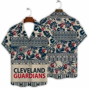 Cleveland Guardians Tribal Print Hawaiian Shirt For Men & Women