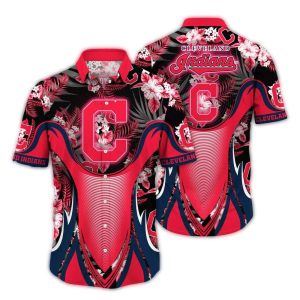 Cleveland Guardians Tropical Hibiscus Hawaiian Shirt For Fans