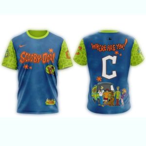 Cleveland Guardians Scooby Doo All-Over Print T-Shirt For Fans
