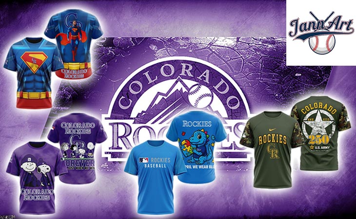 Colorado Rockies AOP T Shirt